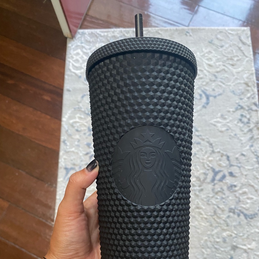 Matte Black Studded Starbs